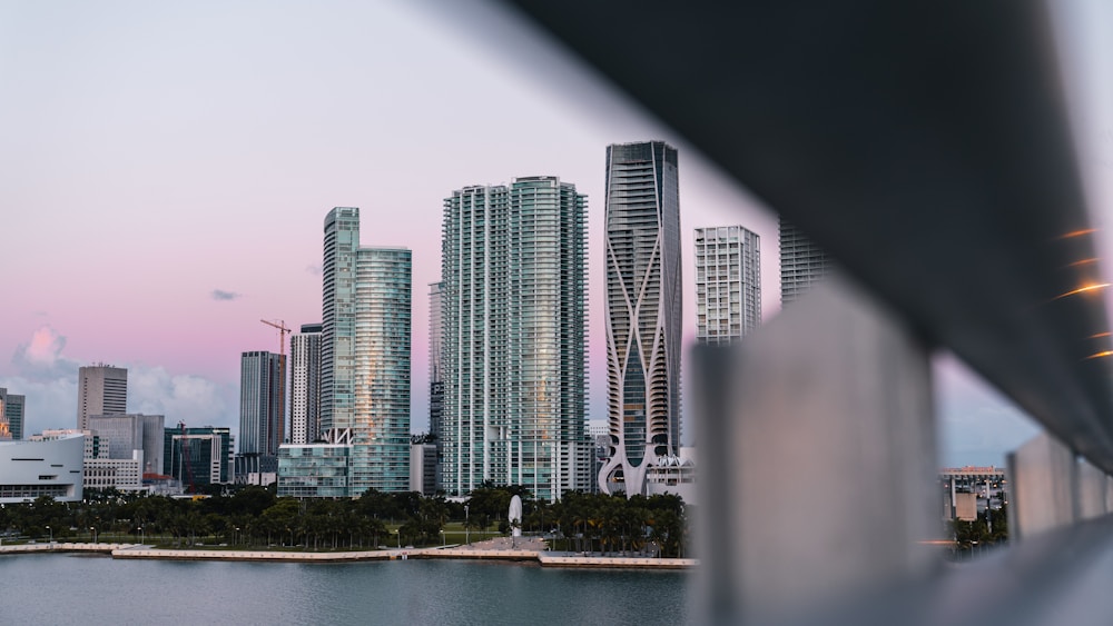 Miami skyline and city scenery