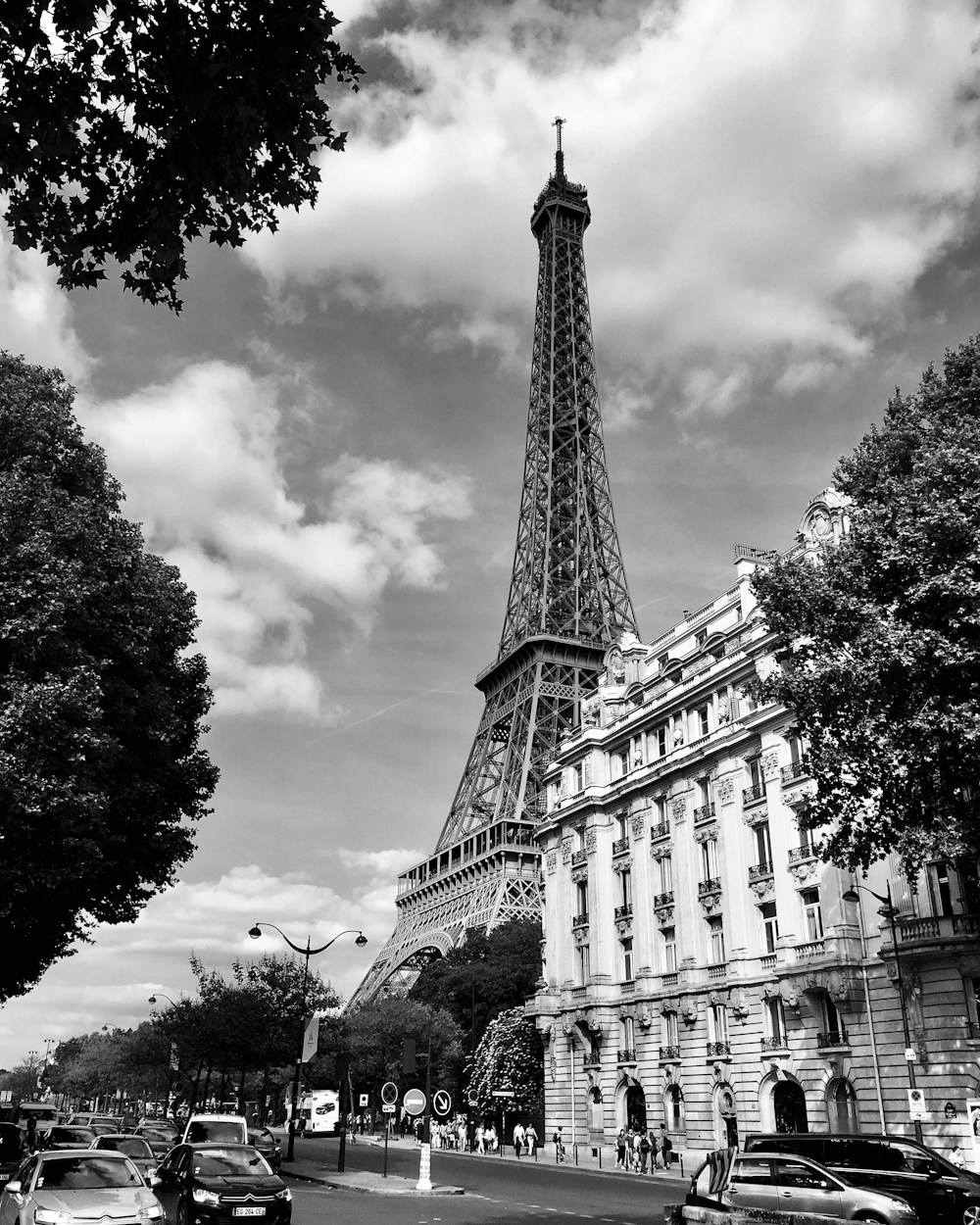 Paris skyline and city scenery